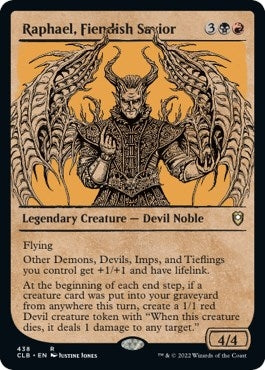 Image for Raphael, Fiendish Savior (Showcase) (438) [Commander Legends: Battle for Baldur's Gate]