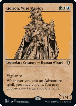 Image for Gorion, Wise Mentor (Showcase) (423) [Commander Legends: Battle for Baldur's Gate]