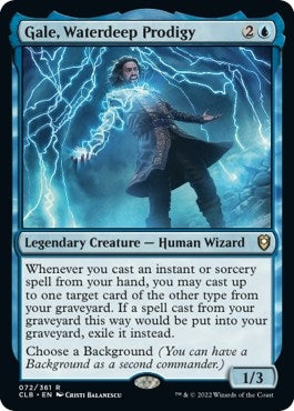 Image for Gale, Waterdeep Prodigy (72) [Commander Legends: Battle for Baldur's Gate]