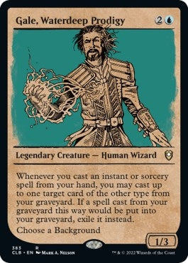 Image for Gale, Waterdeep Prodigy (Showcase) (383) [Commander Legends: Battle for Baldur's Gate]