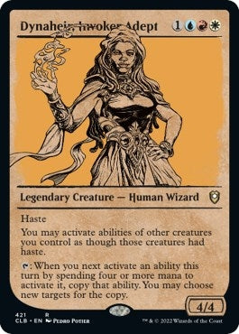Image for Dynaheir, Invoker Adept (Showcase) (421) [Commander Legends: Battle for Baldur's Gate]