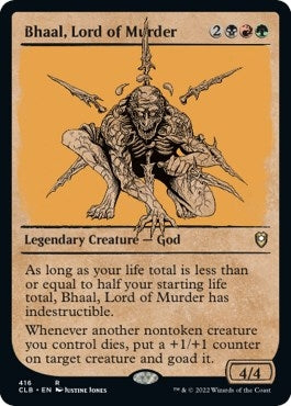 Image for Bhaal, Lord of Murder (Showcase) (416) [Commander Legends: Battle for Baldur's Gate]