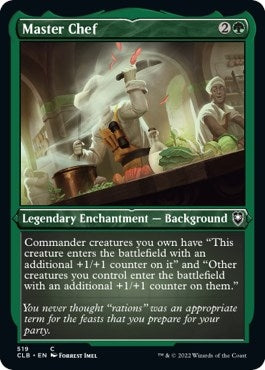 Image for Master Chef (Foil Etched) (519) [Commander Legends: Battle for Baldur's Gate]