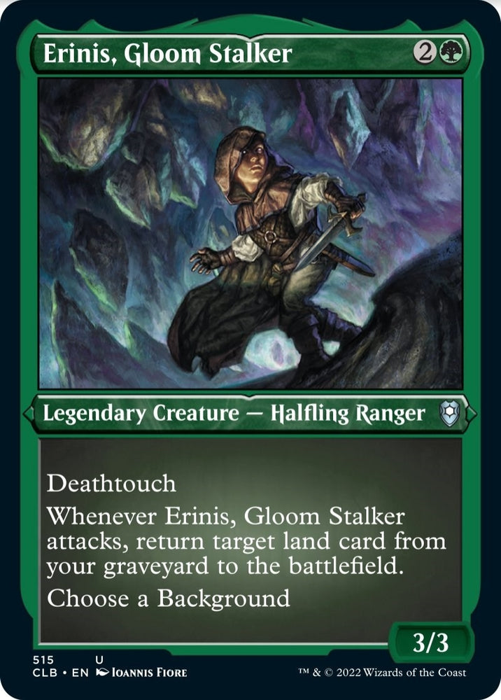 Image for Erinis, Gloom Stalker (Foil Etched) (515) [Commander Legends: Battle for Baldur's Gate]