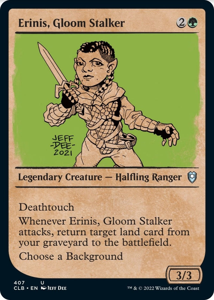 Image for Erinis, Gloom Stalker (Showcase) (407) [Commander Legends: Battle for Baldur's Gate]