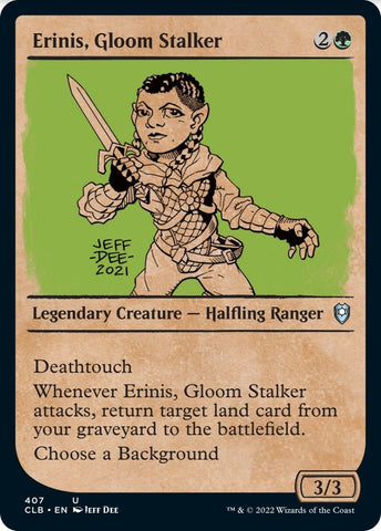 Image for Erinis, Gloom Stalker (Showcase) (407) [Commander Legends: Battle for Baldur's Gate]