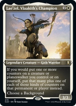 Image for Lae'zel, Vlaakith's Champion (Foil Etched) (476) [Commander Legends: Battle for Baldur's Gate]