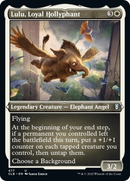 Image for Lulu, Loyal Hollyphant (Foil Etched) (477) [Commander Legends: Battle for Baldur's Gate]