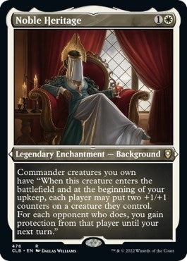 Image for Noble Heritage (Foil Etched) (478) [Commander Legends: Battle for Baldur's Gate]