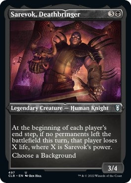 Image for Sarevok, Deathbringer (Foil Etched) (497) [Commander Legends: Battle for Baldur's Gate]