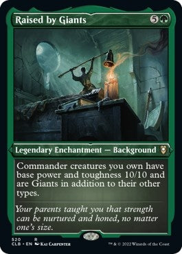 Image for Raised by Giants (Foil Etched) (520) [Commander Legends: Battle for Baldur's Gate]