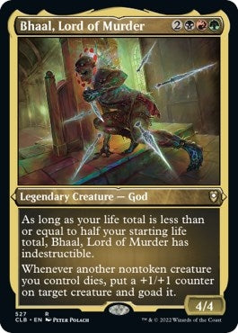 Image for Bhaal, Lord of Murder (Foil Etched) (527) [Commander Legends: Battle for Baldur's Gate]