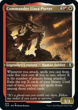 Image for Commander Liara Portyr (Foil Etched) (529) [Commander Legends: Battle for Baldur's Gate]