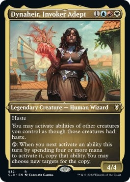 Image for Dynaheir, Invoker Adept (Foil Etched) (532) [Commander Legends: Battle for Baldur's Gate]