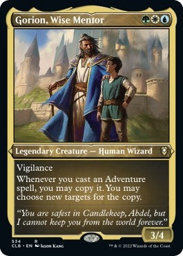Image for Gorion, Wise Mentor (Foil Etched) (534) [Commander Legends: Battle for Baldur's Gate]