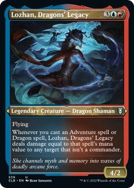 Image for Lozhan, Dragons' Legacy (Foil Etched) (539) [Commander Legends: Battle for Baldur's Gate]