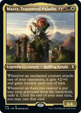 Image for Mazzy, Truesword Paladin (Foil Etched) (541) [Commander Legends: Battle for Baldur's Gate]