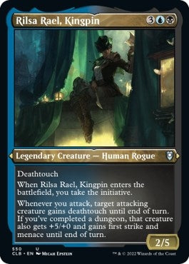 Image for Rilsa Rael, Kingpin (Foil Etched) (550) [Commander Legends: Battle for Baldur's Gate]