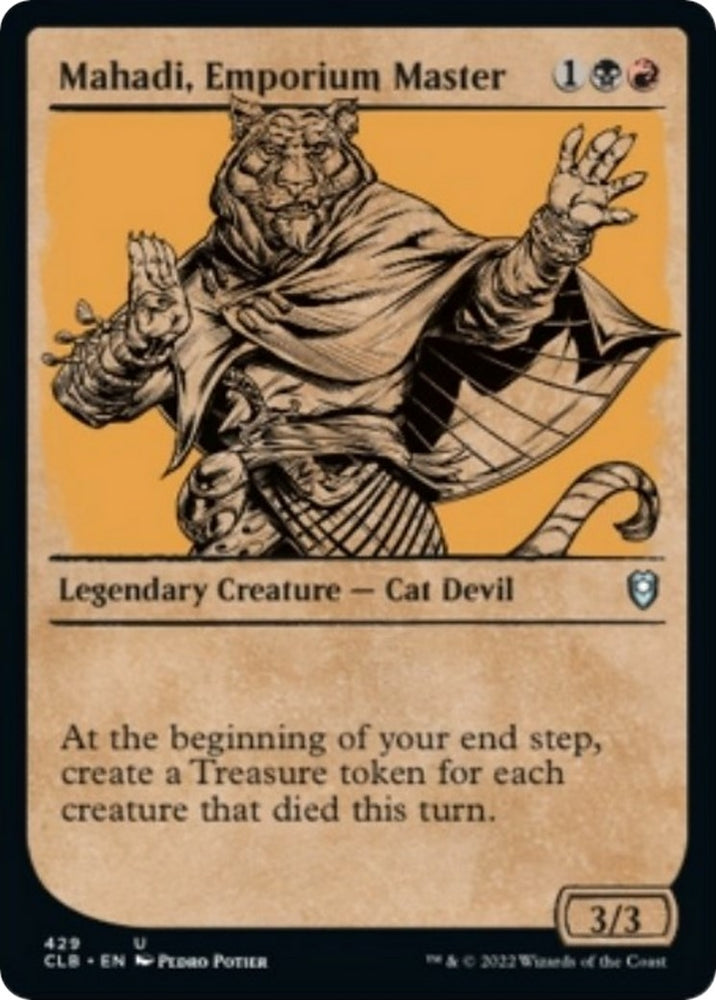 Image for Mahadi, Emporium Master (Showcase) (429) [Commander Legends: Battle for Baldur's Gate]