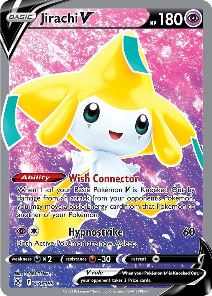 Image for Jirachi V (Full Art) (170/189) [SWSH10: Astral Radiance]
