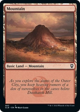 Image for Mountain (463) (463) [Commander Legends: Battle for Baldur's Gate]