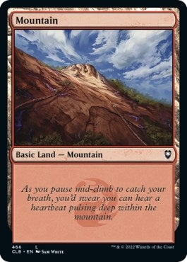 Image for Mountain (466) (466) [Commander Legends: Battle for Baldur's Gate]