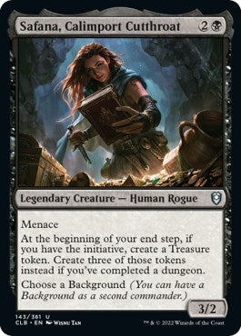 Image for Safana, Calimport Cutthroat (143) [Commander Legends: Battle for Baldur's Gate]