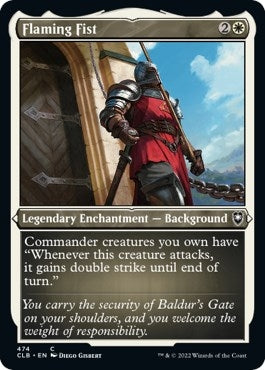 Image for Flaming Fist (Foil Etched) (474) [Commander Legends: Battle for Baldur's Gate]
