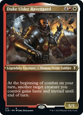 Image for Duke Ulder Ravengard (Foil Etched) (531) [Commander Legends: Battle for Baldur's Gate]
