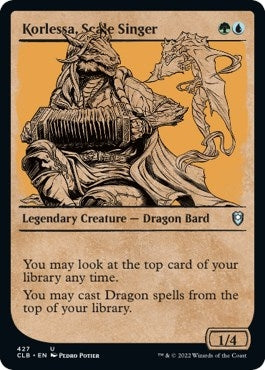Image for Korlessa, Scale Singer (Showcase) (427) [Commander Legends: Battle for Baldur's Gate]