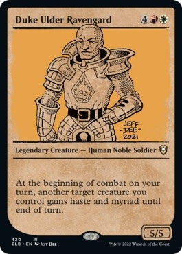 Image for Duke Ulder Ravengard (Showcase) (420) [Commander Legends: Battle for Baldur's Gate]