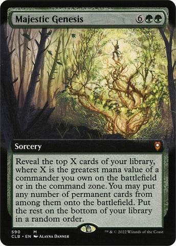 Image for Majestic Genesis (Extended Art) (590) [Commander Legends: Battle for Baldur's Gate]