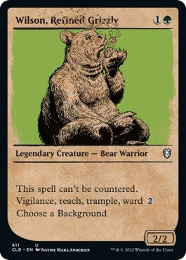 Image for Wilson, Refined Grizzly (Showcase) (411) [Commander Legends: Battle for Baldur's Gate]
