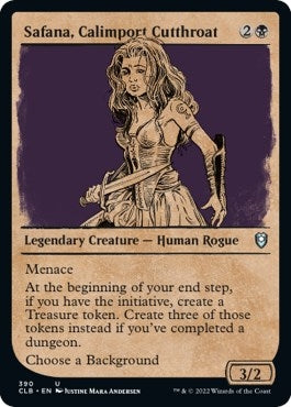 Image for Safana, Calimport Cutthroat (Showcase) (390) [Commander Legends: Battle for Baldur's Gate]
