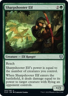 Image for Sharpshooter Elf (253) [Commander Legends: Battle for Baldur's Gate]