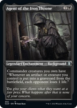Image for Agent of the Iron Throne (Foil Etched) (492) [Commander Legends: Battle for Baldur's Gate]