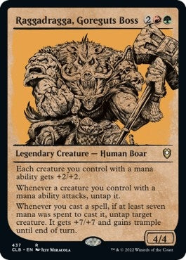 Image for Raggadragga, Goreguts Boss (Showcase) (437) [Commander Legends: Battle for Baldur's Gate]