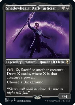Image for Shadowheart, Dark Justiciar (Foil Etched) (499) [Commander Legends: Battle for Baldur's Gate]