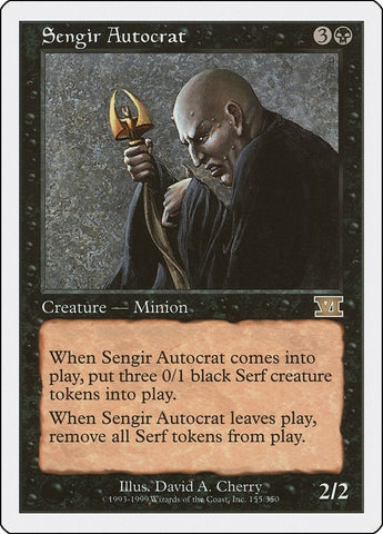 Image for Sengir Autocrat (155) - Magic: The Gathering