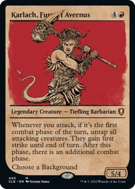 Image for Karlach, Fury of Avernus (Showcase) (400) [Commander Legends: Battle for Baldur's Gate]