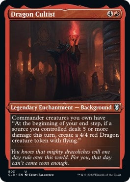 Image for Dragon Cultist (Foil Etched) (503) [Commander Legends: Battle for Baldur's Gate]