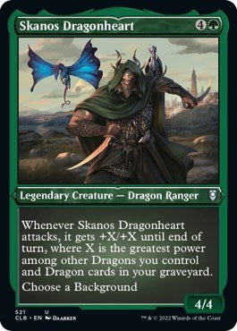 Image for Skanos Dragonheart (Foil Etched) (521) [Commander Legends: Battle for Baldur's Gate]