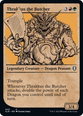 Image for Thrakkus the Butcher (Showcase) (440) [Commander Legends: Battle for Baldur's Gate]