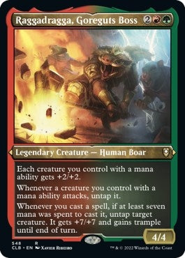 Image for Raggadragga, Goreguts Boss (Foil Etched) (548) [Commander Legends: Battle for Baldur's Gate]