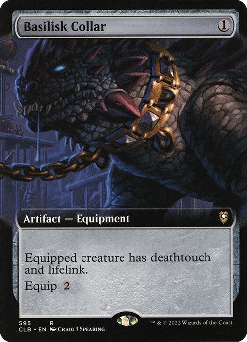 Image for Basilisk Collar (Extended Art) (595) [Commander Legends: Battle for Baldur's Gate]