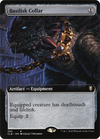 Image for Basilisk Collar (Extended Art) (595) [Commander Legends: Battle for Baldur's Gate]