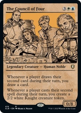 Image for The Council of Four (Showcase) (419) [Commander Legends: Battle for Baldur's Gate]