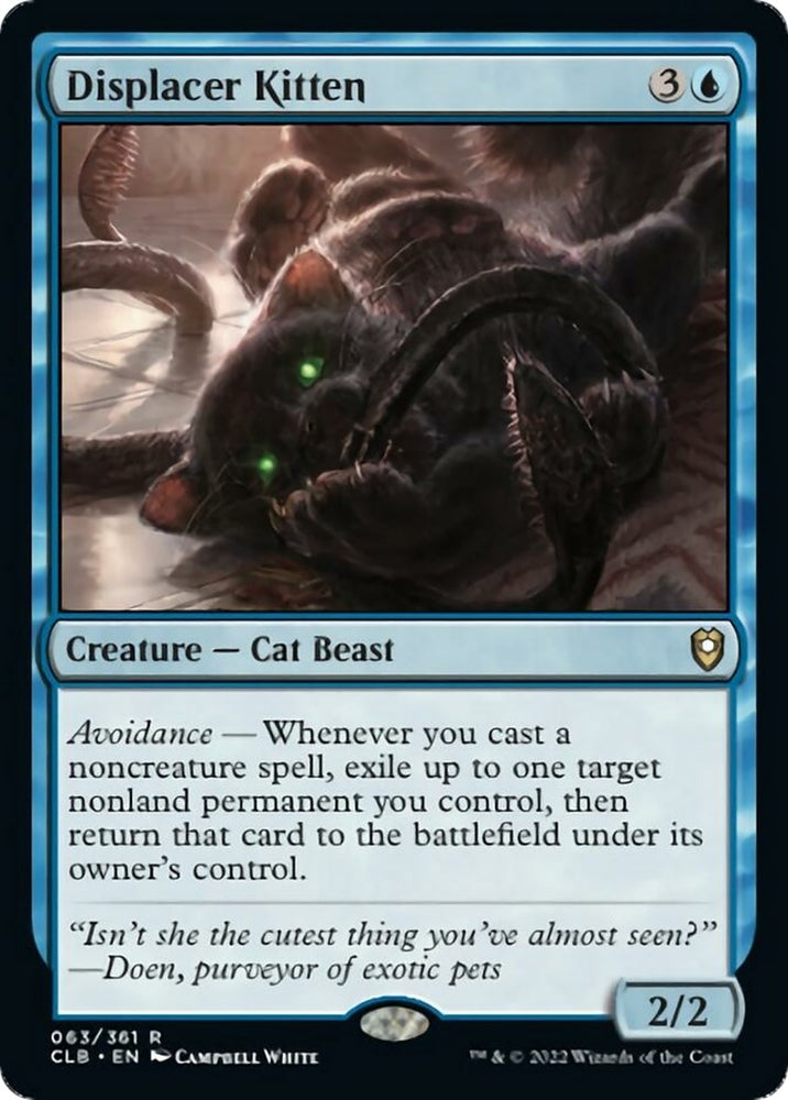 Image for Displacer Kitten (63) [Commander Legends: Battle for Baldur's Gate]
