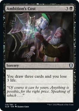 Image for Ambition's Cost (110) [Commander Legends: Battle for Baldur's Gate]