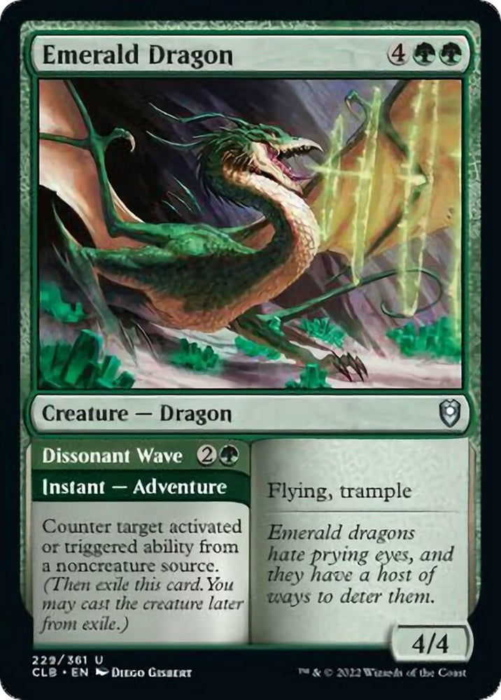 Image for Emerald Dragon (229) [Commander Legends: Battle for Baldur's Gate]